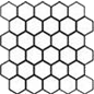 5x5 esagono su rete
