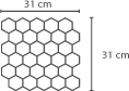 5x5 rete esagono
